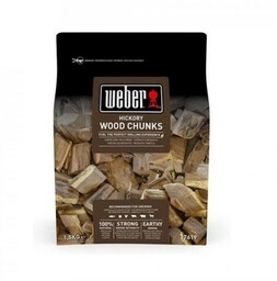 Duże drewienka Hickory do wędzenia Weber 1,5 kg