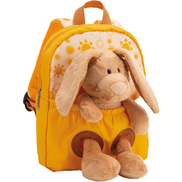 Plecak do przedszkola z pluszowym królikiem 25 cm,