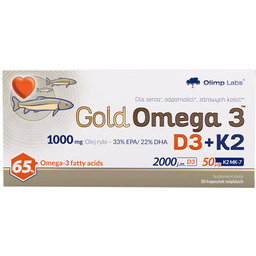 OLIMP Gold Omega 3 D3+K2 30caps