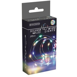 CHRISTMAS DECORATION Girlanda dekoracyjna 3667654 40 LED Bateryjne