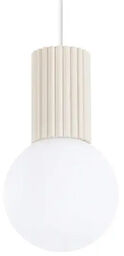 Sollux Wisząca lampa minimalistyczna HALO SL.1719 ryflowana kula