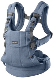 BABYBJORN - nosidełko Harmony, Woven Niebieski melanż