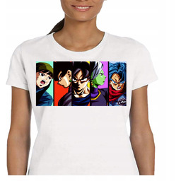 Damska Koszulka Dragon Ball Super Son Goku Black