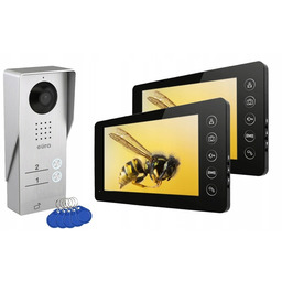 Wideodomofon Dwurodzinny 2 lokale breloki pamięć zdjęć furtka