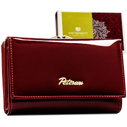 Portfel damski Peterson PTN BC-42108 czerwony