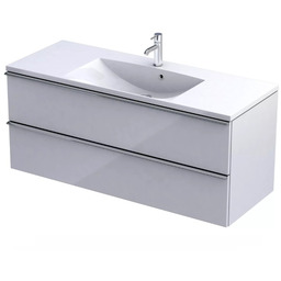 Oristo Etna szafka podumywalkowa wisząca 120x50x45 biały połysk