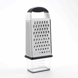 OXO-Tarka z pojemnikiem stalowo-czarna, Good Grips