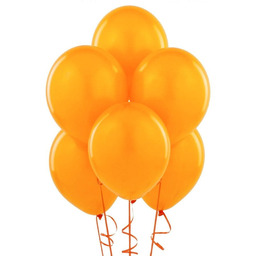 Balony lateksowe pastelowe pomarańczowe - duże - 100