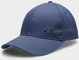 4F, Czapka z daszkiem męska Strapback, 4FSS23ACABM120-32S, Denim,