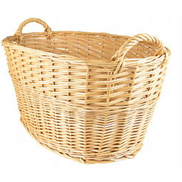 Wiklinowy Kosz Na Drewno Bieliznę Zabawki 70CM