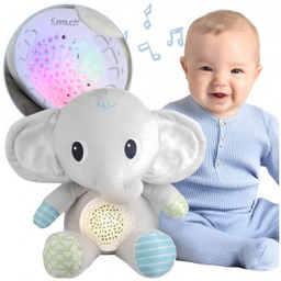 WOOPIE BABY Przytulanka Słonik Z Projektorem Uspokajacz 12