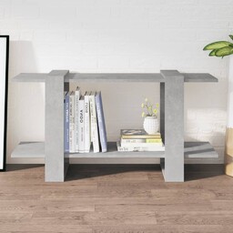 vidaXL Regał, betonowy szary, 100x30x51 cm, materiał drewnopochodny