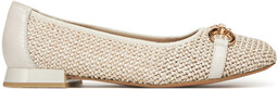 Baleriny Caprice 9-22503-42 Beżowy