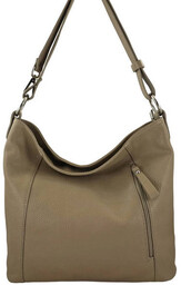 Worek skórzany BARBERINI''S beżowy 861-2