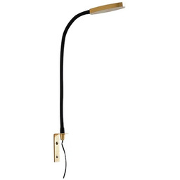 Lindby - Flexola Round LED Lampa Ścienna Gold