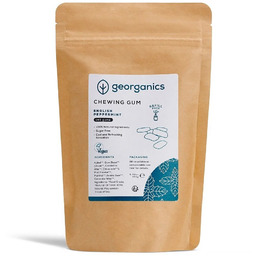 Georganics, Naturalna guma do żucia, English Peppermint, 140