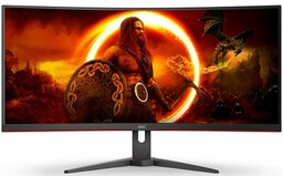 AOC Monitor Gaming CU34G2XE/BK 34" 3440x1440px 144Hz 1