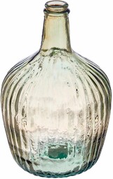Giftdecor Wazon szklany butla, szkło z recyklingu, 29