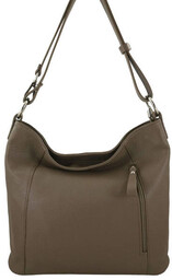 Worek skórzany BARBERINI''S c. beżowy 861-9