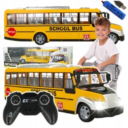 Autobus Szkolny Zdalnie Sterowany Jeżdżący Interaktywny Pilot