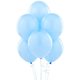 Balony lateksowe pastelowe błękitne - duże - 100