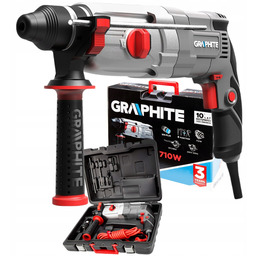 Graphite Młotowiertarka Młot Udarowy Wiertarka Sds+ 710W 2,6J