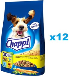 CHAPPI Drób i warzywa 12x500g sucha karma