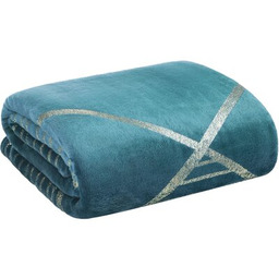 EUROFIRANY Koc Ginko3 150 x 200 cm Turkusowy