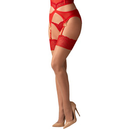 Pończochy Z Koronką Cupide Desir 2Xl/3Xl Obsessive