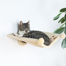 TRIXIE - Leżanka dla kota na ścianę beż