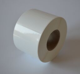Etykiety foliowe 40x30 mm białe - 1000 szt.