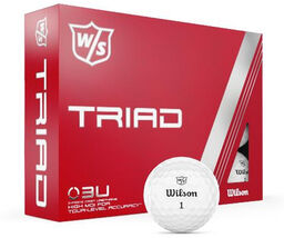 Piłki golfowe Wilson Staff TRIAD (białe)