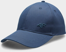 4F, Czapka z daszkiem męska Strapback, 4FSS23ACABM119-32S, Denim,