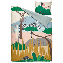Komplet pościeli Ikea 150 x 200 cm wielokolorowy