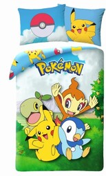 Pościel bawełniana 140x200 Pokemon Kids 12