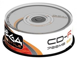 CD-R 700mb 52x OMEGA freestyle cake 25szt