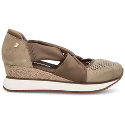 Hiszpańskie sneakersy na koturnie - GIOSEPPO 74059 BEŻOWE