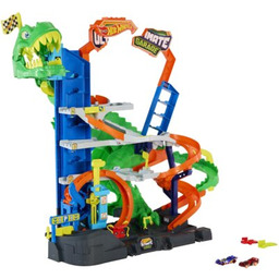 Hot Wheels Tor City Mega Garaż Giga T-Rex