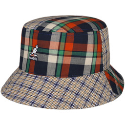 Kapelusz Rybaka Plaid Mashup Bucket by Kangol, pomarańczowy,