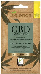 BIELENDA_CBD Cannabidiol maseczka nawilżająco-detoksykująca dla cery mieszanej