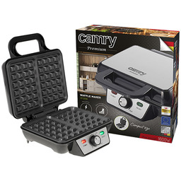 Gofrownica XXL 2 Gofry Kompaktowa Z Regulacją Duża