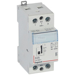 STYCZNIK MODUŁOWY SM363 63A 24V 2NO Z MANIPULATOREM