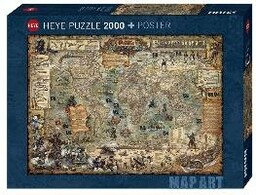 Pirate World Puzzle Teile, 2000 el.