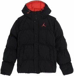 Nike M J Ess Puffer Kurtka Black/Fire Red/Fire