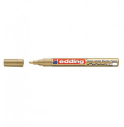 Marker olejowy EDDING 751 1-2mm okrągły złoty