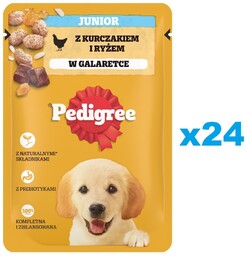 PEDIGREE Junior saszetka 24x100 g mokra karma pełnoporcjowa