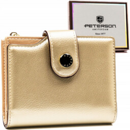Portfel damski Peterson PTN 012-HRH złoty