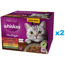 WHISKAS Adult Pure Delight Soczyste Kąski w galaretce