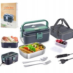 Podgrzewany Lunch Box Elektryczny Termos Obiadowy