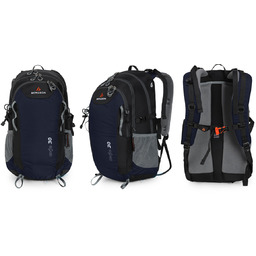 PLECAK SPORTOWY BERGSON EVJE 30L LEKKI FUNKCJONALNY GRANATOWY